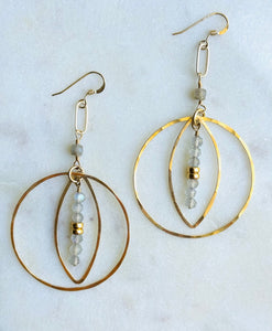 Gold Filled Layered Hoop Earrings