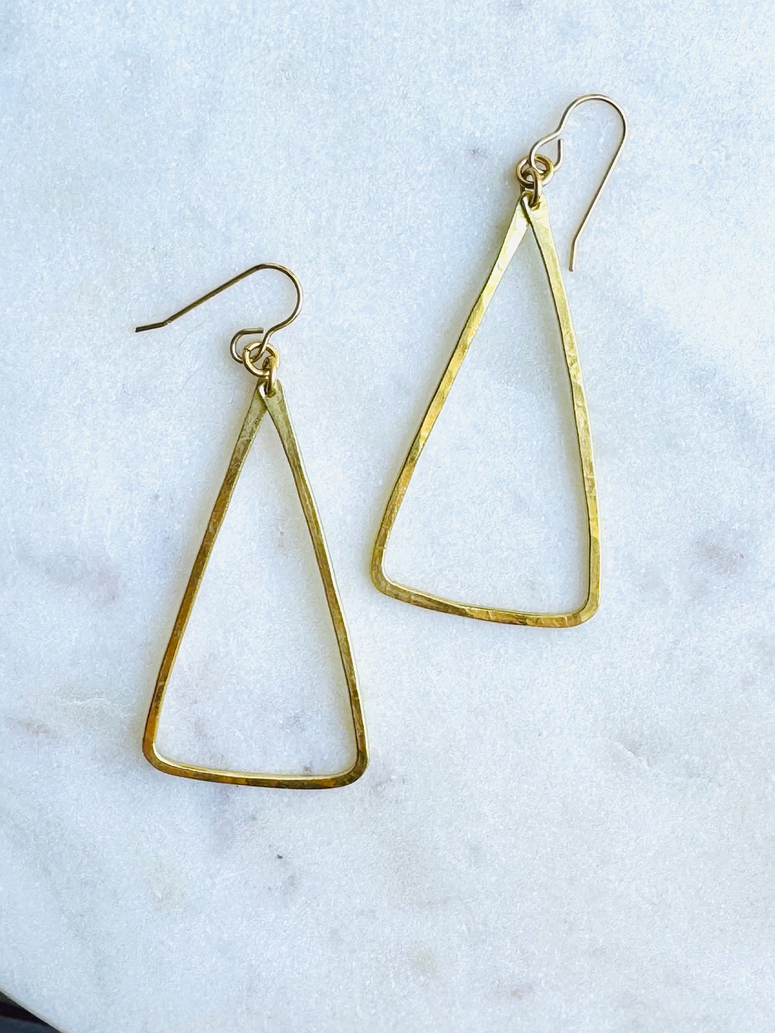 Medium Triangle Earrings