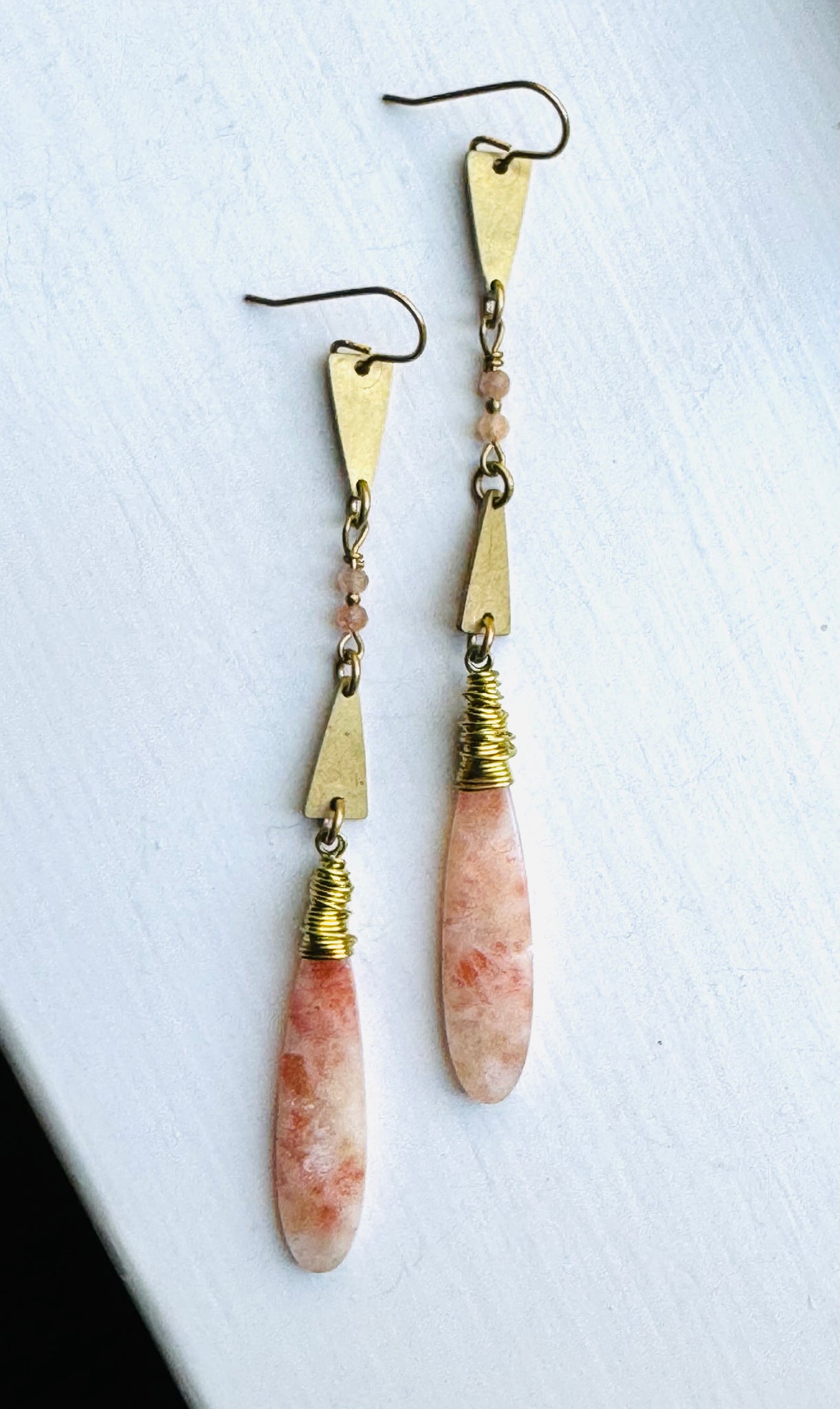 Triangle Drop Earrings